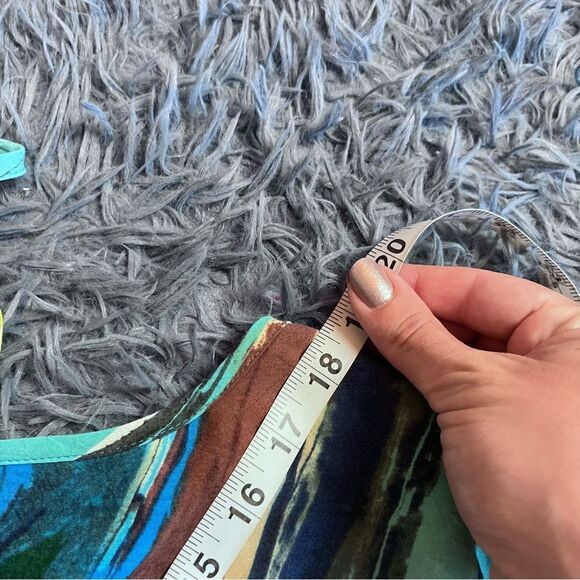 Jams World Multicolor Artistic Floral Flowy Dress Size L - Picture 3 of 6